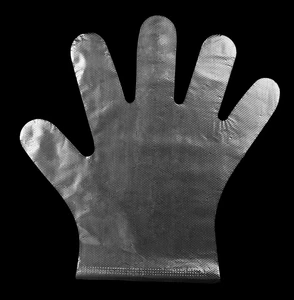 Custom Brand Disposable Gloves Oil Resistant Food Grade HDPE Gloves with Hygienic Individual Seals Restaurant Use