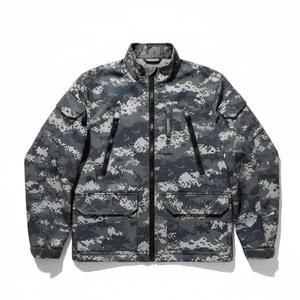 Mens Winter Hunting Jacket Waterproof Windproof Breathable Outdoor Camo Print Thermal Warm Lightweight Hiking Fishing Wear