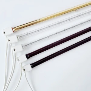 Infrared Halogen Quartz Heating Tube 220V 800W Short Wave IR Heater Lamp For Bottle Blowing Machine And Glass Process Heating