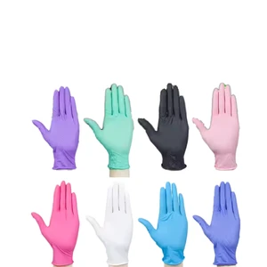Low Price Nitrile Gloves Mechanic and Industrial Food Safe Disposable Safety Gloves in 100 Piece Boxes