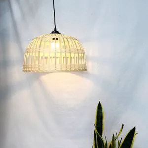 Vietnam Manufacturer Natural Bamboo/Rattan Traditional Pendant Lamp for Villa with Dimmer
