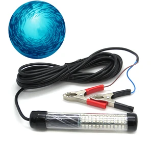 12V Blue Underwater 180 LED 1080 Lumens Fishing Light Night Boat Submersible Attract Fish Lure Lamp