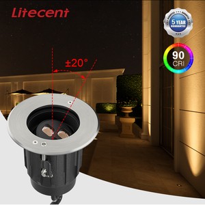 LED 6W Outdoor Adjustable Embedded Buried Light Pressure-Resistant LED Up Garden Light Good Protection For IP67