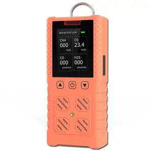 Industrial Explosion-proof DR850 Portable 4-in-1 Gas Detector Gas Leak Detector EX / O2 / CO/ H2S / NH3 / HCN / CO2 / VOC