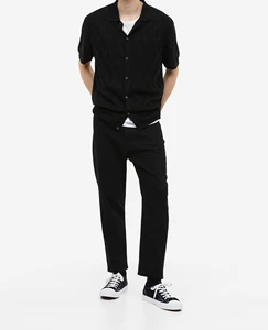 Custom High Quality Vintage Boyfriend Jeans 100% Cotton Light Wash Wide Leg Streetwear Men's Pants