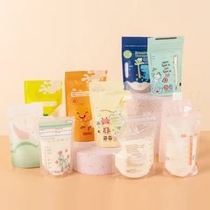 Double Ziplock Baby Milk Powder Storage Container Refrigerator Cooler Bag BPA Free Breast Milk Storage Bags