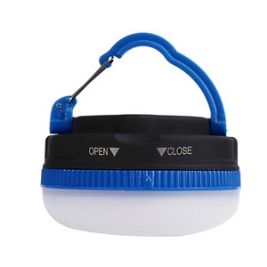 Portable 3 LED Camping Light with AAA Battery Operated Tent Lantern for Climbing and Outdoor Activities