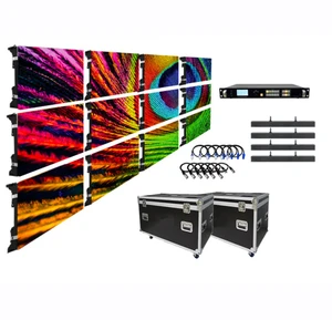 Turnkey System P2.6 P2.9 P3.91 P4.81 500mm X 1000mm Dj Stage Background Rental Led Display Video Wall Panel Wedding Led Screen