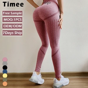 Fitness Pants Women's Seamless High-waisted Tight Hip-lifting Yoga Pants Quick-drying Cut-out Sports Pants