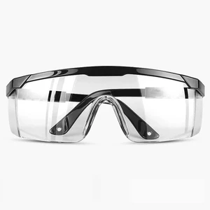 Anti-Dust Anti-Scratch Fog-Resistant Transparent Industrial Eye Safety Work Goggles Plastic High Visibility Protective Eyewear