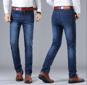 Wholesale High Quality Version Plus Size Casual Summer Straight Mens Jeans for Daily and Work Use