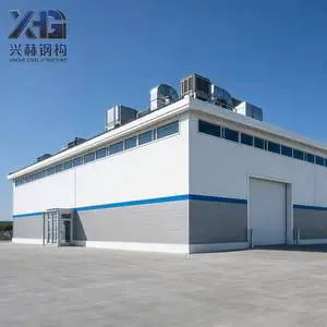Prefab Steel Structure Electronics Assembly Workshop Metal Cleanroom Factory Building High Tech