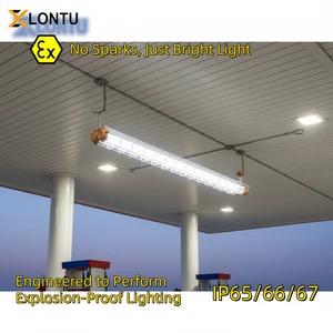 32W Fluorescent LED Explosion Proof Lamp IP45 Rated ATEX Zone 1/2 Weatherproof 3-Year Warranty