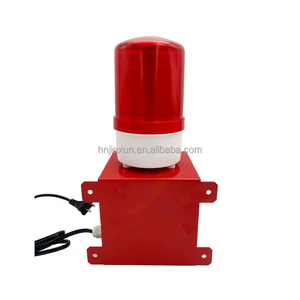 12V /24V/380v/110v LED Emergency Security Light with Alarm Traffic Sound & Light Alert and Siren