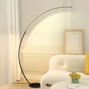 Iron Floor Lamp Nordic Style LED Light Adjustable Height For Living Room Bedroom Sofa Bedside