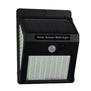 Wholesale Waterproof Wall Mounted Motion Sensor LED Solar Panel Light for Outdoor Lighting