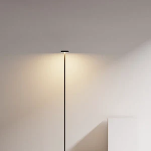 Minimalist Modern Simple LED Floor Lamp with Iron Foot Switch for Living Room Bedroom Dining Room