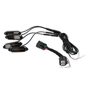 Car Grille Small Yellow Daytime Running Light Fit For GWM Tank 500 LED Auxiliary Light Car Upgrade Exterior Accessories