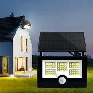 Mini Outdoor Wall Security Lamp with LED & Motion PIR Sensor Waterproof IP44 Adjustable Head Solar Garden Lighting