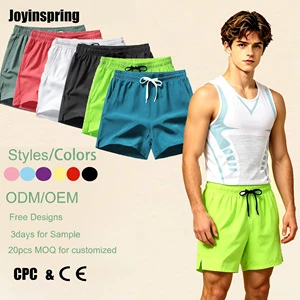 Cross-Border Teen Boys 3-Inch Gym & Running Shorts Ice Silk Quick-Dry Loose Fit Beach Shorts With Pockets For Summer Training