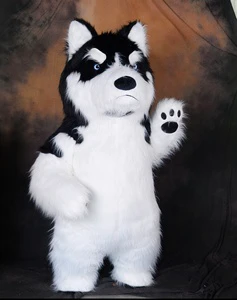 Inflatable Dog Mascot Costume Family Movie Cartoon Character Suit Holiday Parade Halloween Commercial Business Promotion Outfit
