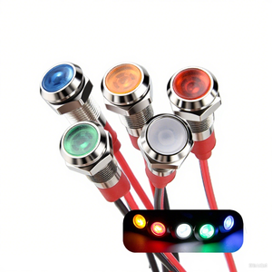 Electric Equipment Waterproof LED Metal Indicator Light for DIY Projects