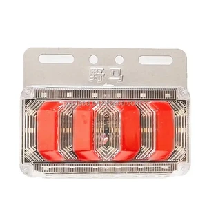 LED Car Truck Side Marker Lights Car External Lights Signal Indicator Lamp Warning Tail Light Trailer Lorry 24V