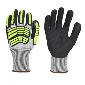 ULTAC Wholesale Safety Gloves Abrasion Resistant Anti-Impact Anti-Chemical Anti-Slip CE EN388 Protective Work Gloves Nylon