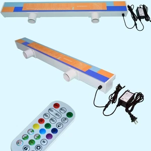 Ip68 Waterproof Wifi Lamp Swimming Pool Accessories Acrylic Spa Pool Rgb Color Changing Led Light Water Descent Waterfall