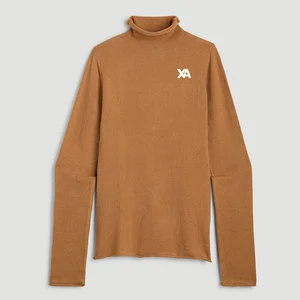 Lightweight Soft Cotton Stretch Mock Neck Shirt Casual Daily Wear Outfit Layering Style Basic Fashion Apparel