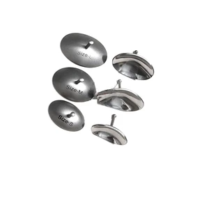 Eye Shield Stainless Steel Manual Laser Eye Protector Reusable 29mm X 21mm 1 Piece Surgical Grade Protection for Eye Safety