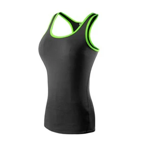 Women's Sleeveless Lightweight Anti-Bacterial Fitness Yoga Wear Sportswear Tank Top Four-Way Stretch Breathable Quick Dry