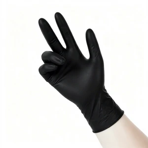 Brillink Household Disposable Nitrile Gloves Medium Powder-Free Latex-Free Waterproof Touchscreen Non-slip Durable Comfortable