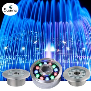Factory Professional 12w 18w 25w 35w White Blue RGB Underwater Light Swimming Pool Light LED Fountain Light
