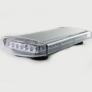 New 21 Inches 54cm 48w Mini Led Light Bar Amber White Emergency Magnetic Strobe Warning Lamp For Vehicle Car Light Accessories