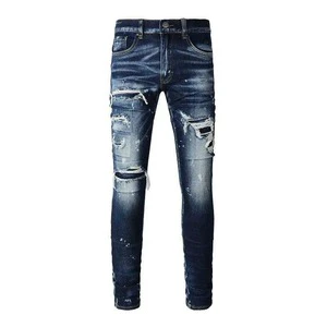 Cheap Rate Men's High Street Straight 6-Pocket Cargo Denim Jeans Plus Size Softener Fabric Washed Custom Logos OEM Service