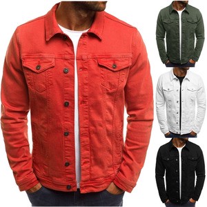 Wholesale High Quality Spring Mens Cotton Jeans Jacket Custom Mens Denim Jacket for Men