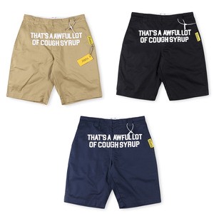 New Arrival THAT'S A AWFUL LOT Of COUGH SYRUP Men's Streetwear Shorts With Lettering Printing Hip Hop Jeans Shorts For Men