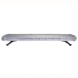 Biaochi New Customized 12v 24v Led Strobe Lightbar 47 Inch Aluminum Housing Roof Top Emergency Warning Light For Accord