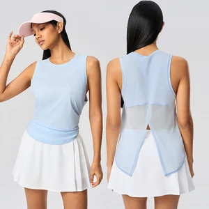 2025 Women's Breathable Sports Quick Dry Yoga Fitness Gym Tank Top for Running Breathable Yoga Vest Top