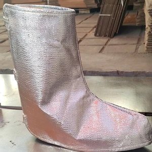 Aluminium Shoes Cover Fire Safety Shoes Cover Composite Aluminium Foil Heat Insulation Shoes Cover