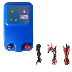 Electric Fence 1.5 Joules Portable Energizer For Farm Sheep Poultry Livestock High Voltage Pulse Controller