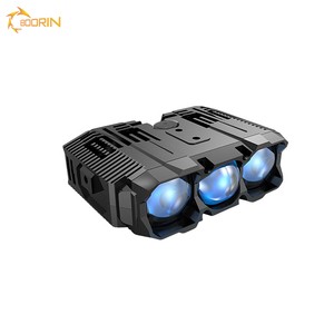 LED Grille Light Dual Color External Grille Spotlight 3 Lens Working Light 6000k-6500k Light Off-road Vehicle SUV Truck