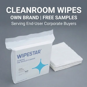 WIPESTAR Cleanroom Wiping Cloth Lint Free Clean Room Wipes For Removing Adhesive From Touchscreens Cleaning Wiper