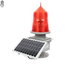 High Brightness Solar Aviation Obstruction Light Aviation Warning Lights