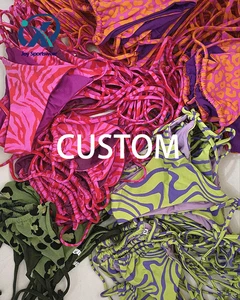 Swimwear Manufacturer OEM Professional Custom Bikini Beachwear Women Fashion European American Swimsuit