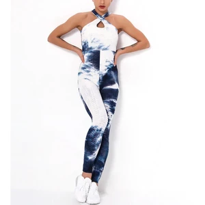 Yoga Set Women Sportswear Gym Training Set Sports Running 1 Piece Set Activewear Workout Clothes Fitness Suit