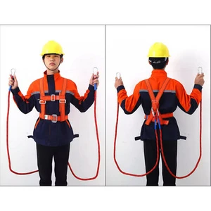Half Body Fall Protection Safety Belt Harness with Hook Type Fall Prevention Gear Hardware Product