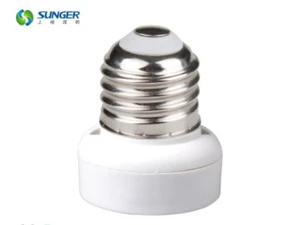 E27-GU24 Lamp Converter Adapter Bulb Socket Screw Style Copper Aluminum Plastic CE RoHS Certified Hanging Lamp 2-Year Warranty