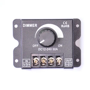 New Original 12V/24V 30A LED Dimmer Strip Light Soft and Hard Brightness Adjuster Knob ICs Product Category